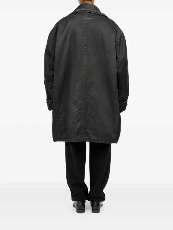 MM6 ブラック 定番コート MM6 Maison Margiela ダブルコート | ブラック | FARFETCH JP