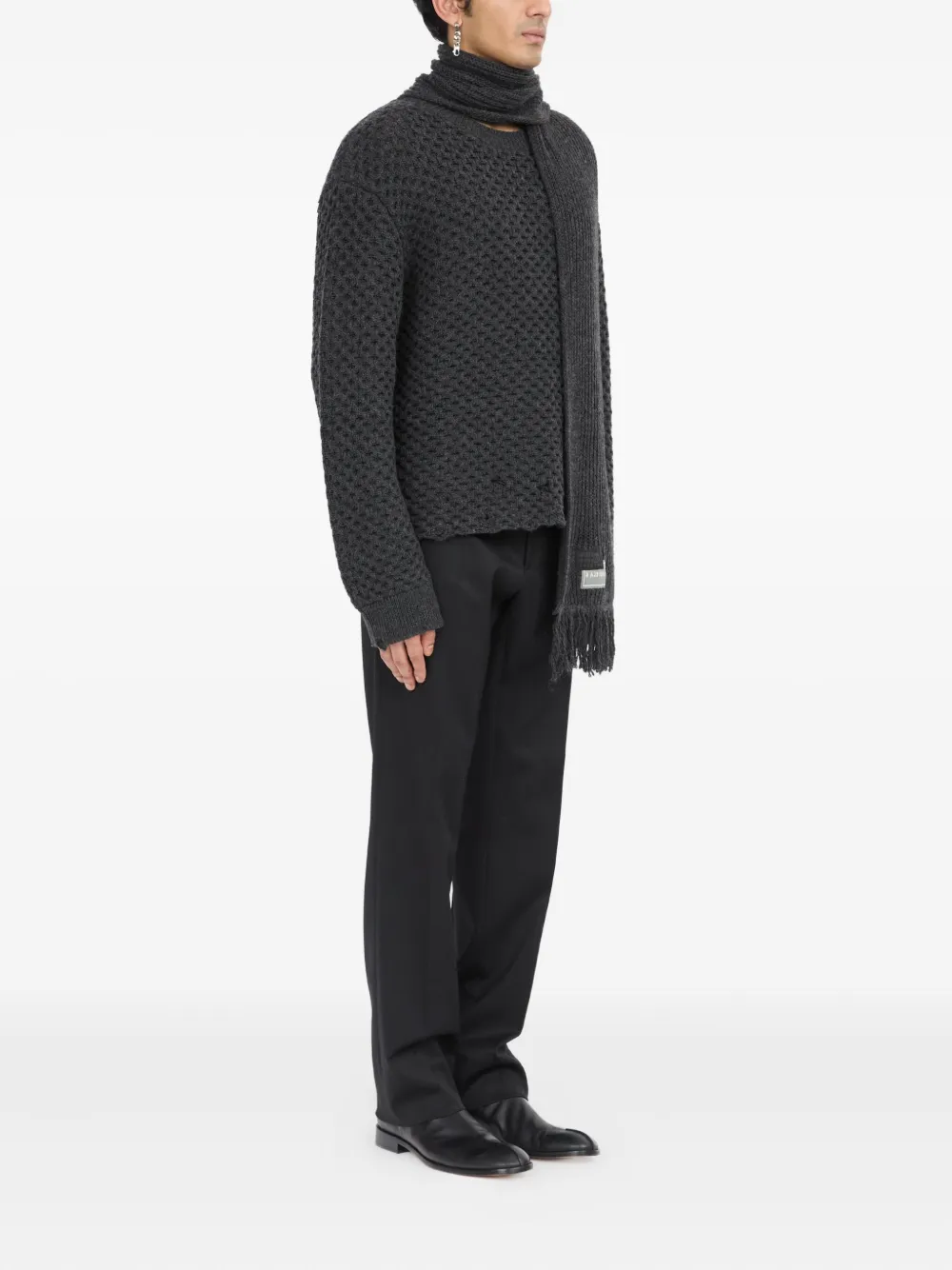 MM6 Maison Margiela virgin wool-blend sweater - Grijs