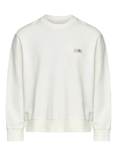 MM6 Maison Margiela sudadera con parche del logo