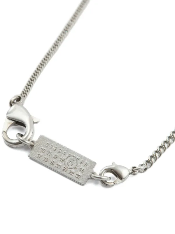 MM6 Maison Margiela ナンバーモチーフ ネックレス | シルバー