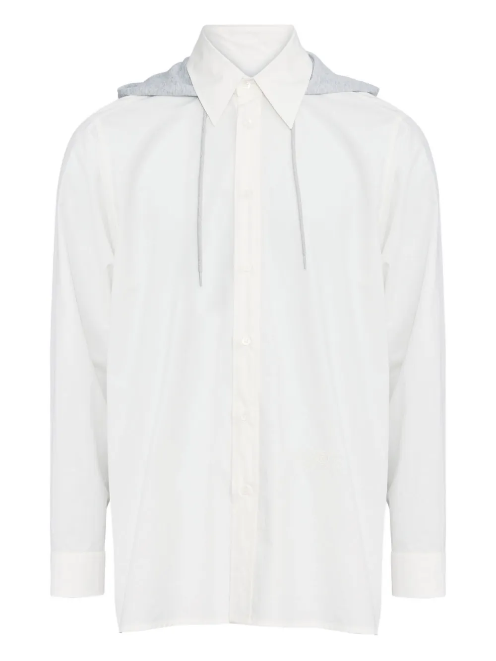 MM6 Maison Margiela Camicia con cappuccio - Bianco