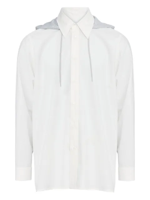MM6 Maison Margiela hooded cotton shirt