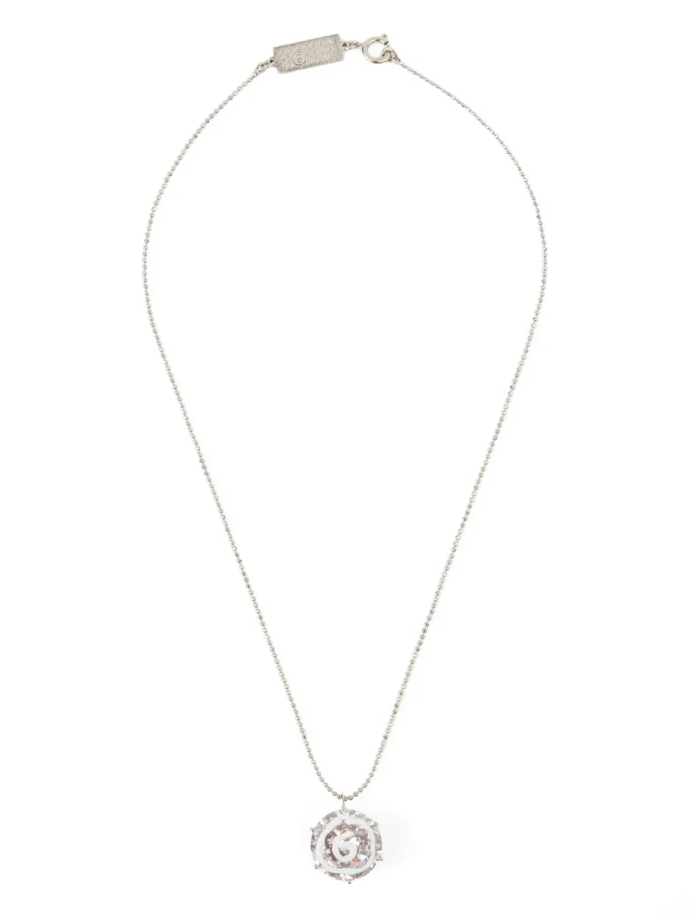 Mm6 Maison Margiela Swirl-pendant Necklace