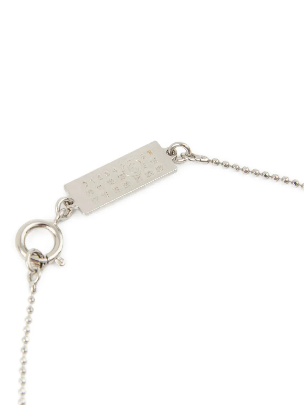 Shop Mm6 Maison Margiela Swirl-pendant Necklace