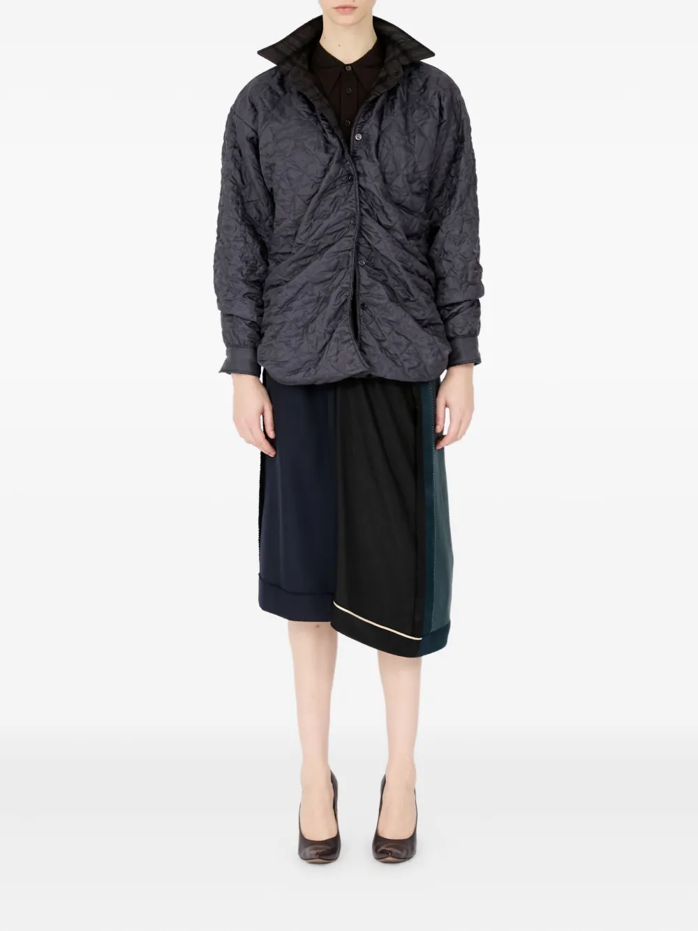 Maison Margiela quilted check-collar jacket | Down Jackets | Image 2