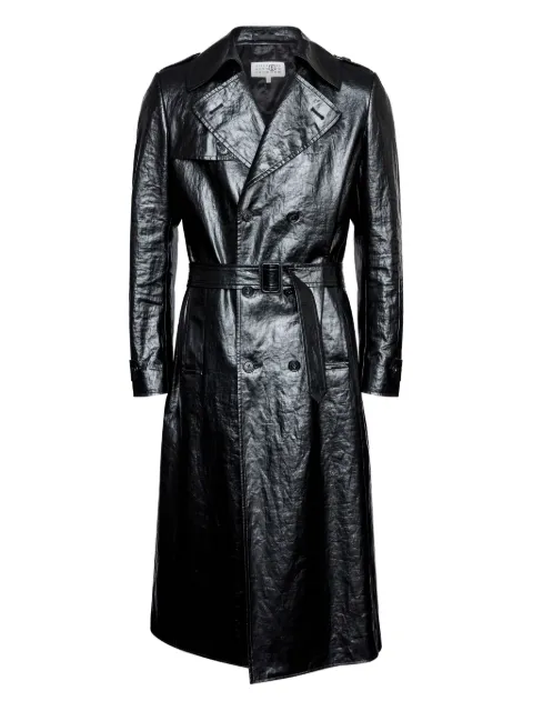 MM6 Maison Margiela double-breasted trench coat