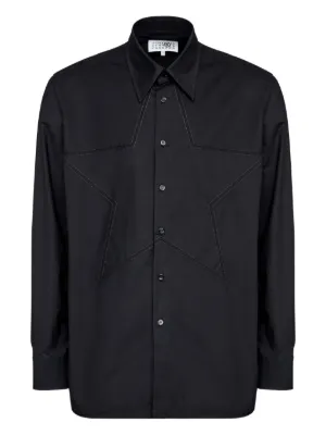 Sacai ポプリン シャツ | ブラック | FARFETCH JP Sacai ポプリン シャツ | ブラック | FARFETCH JP