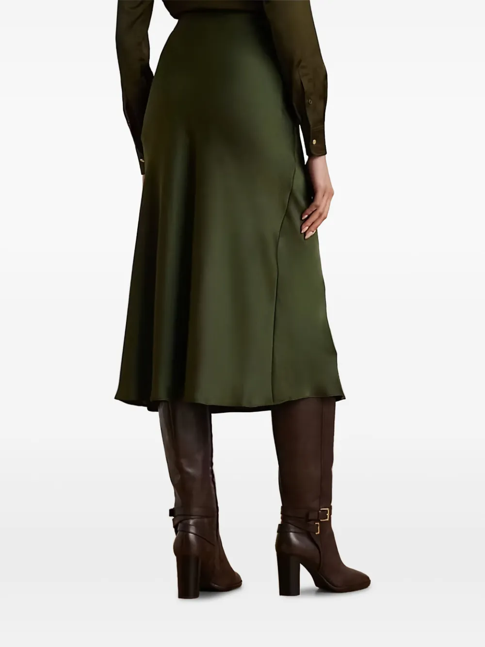Lauren Ralph Lauren High waist rok Groen