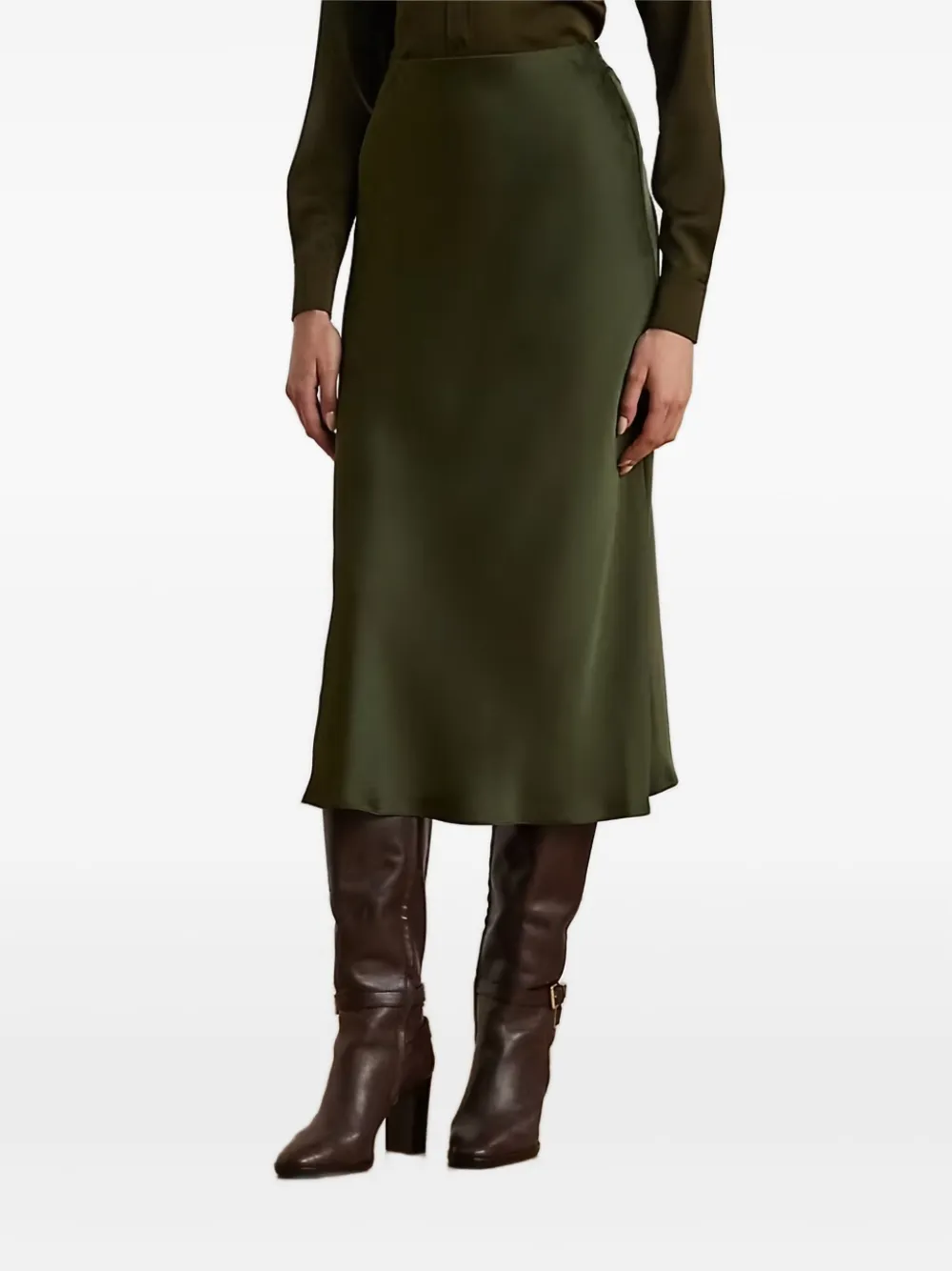 Lauren Ralph Lauren High waist rok Groen