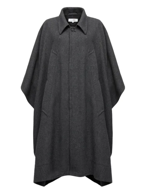 MM6 Maison Margiela asymmetric cape