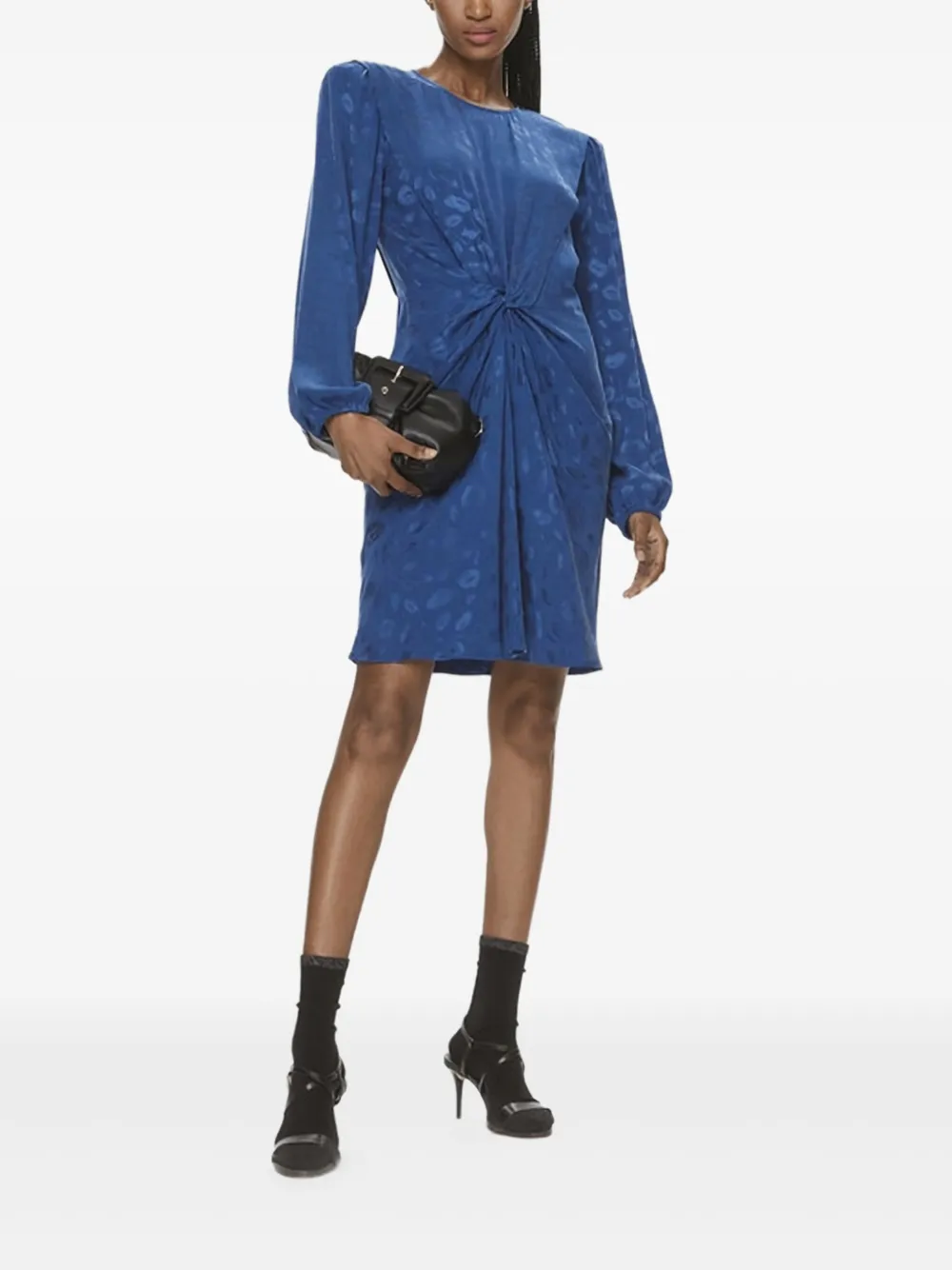 Shop Hugo Boss Jacquard Midid Dress