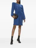 BOSS jacquard midid dress - Blue