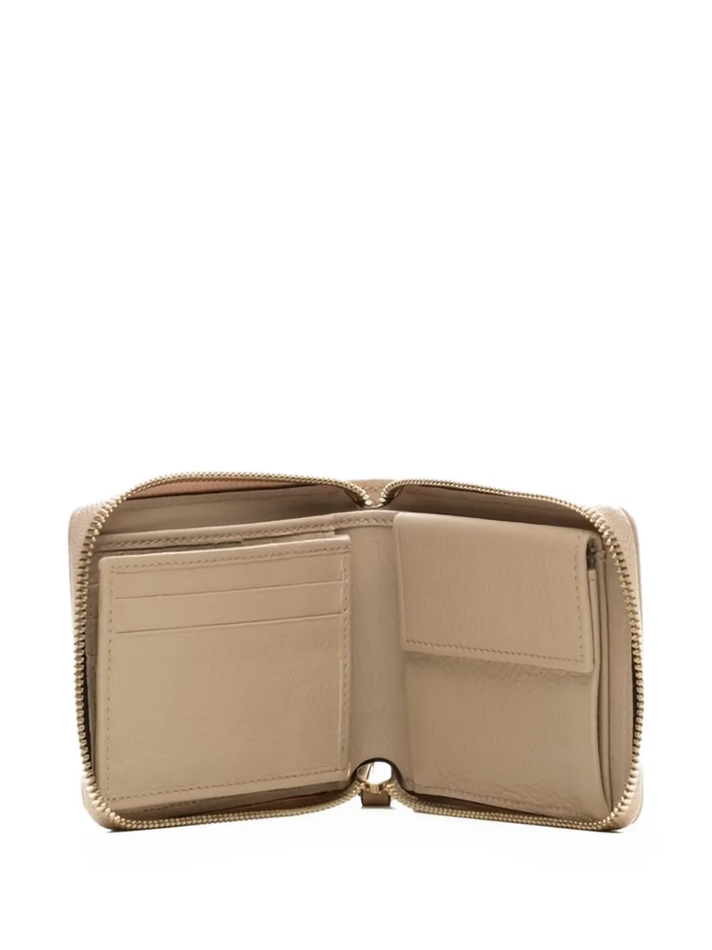 Poche Paris leather wallet - Beige