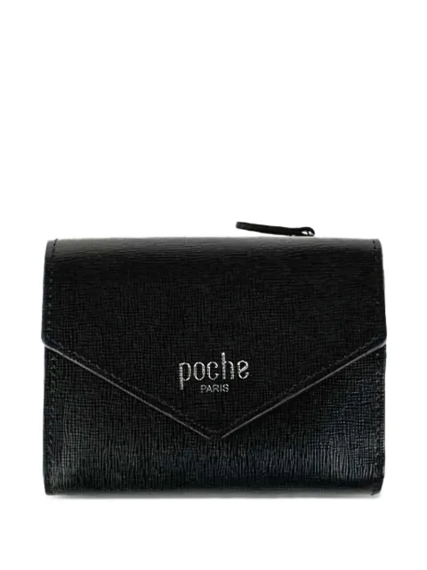 Poche Paris logo-stamp wallet