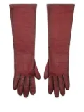 MM6 Maison Margiela lambskin gloves - Red