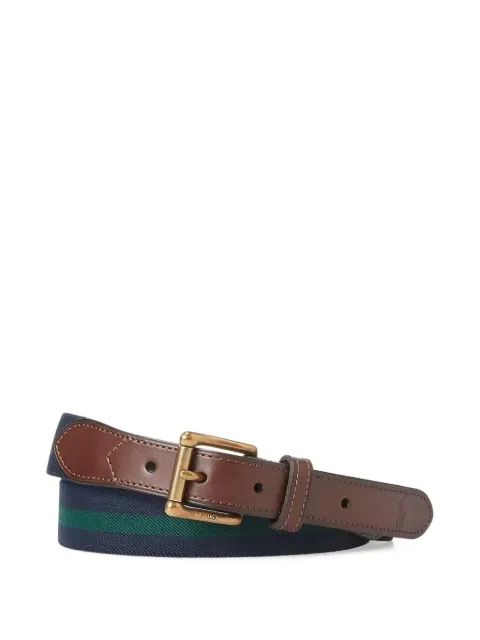 Polo Ralph Lauren leather-trim belt