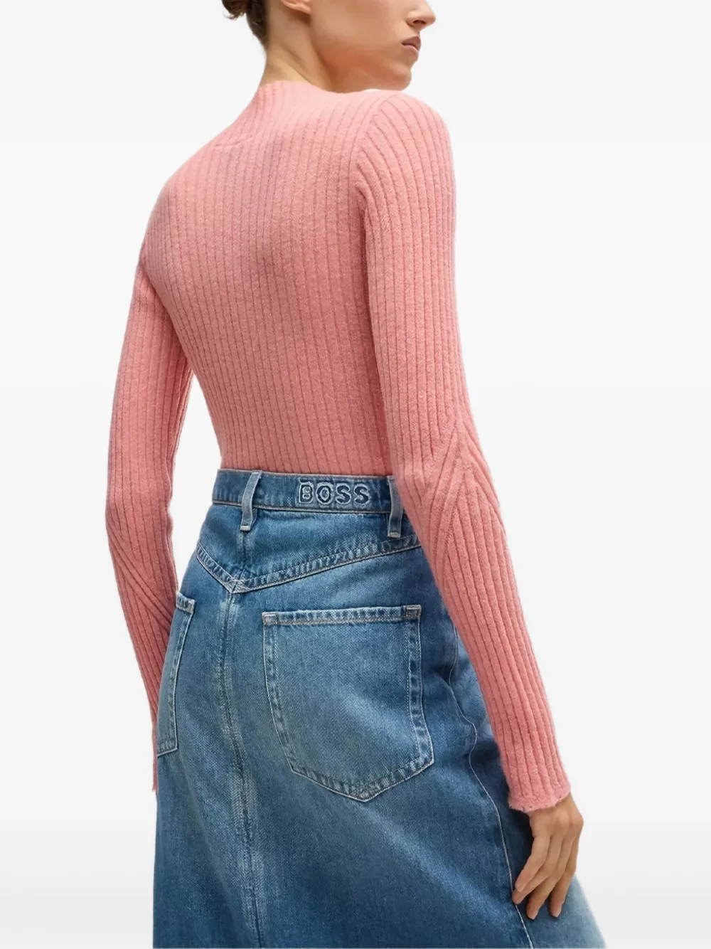 HUGO BOSS DENIM MAXI SKIRT