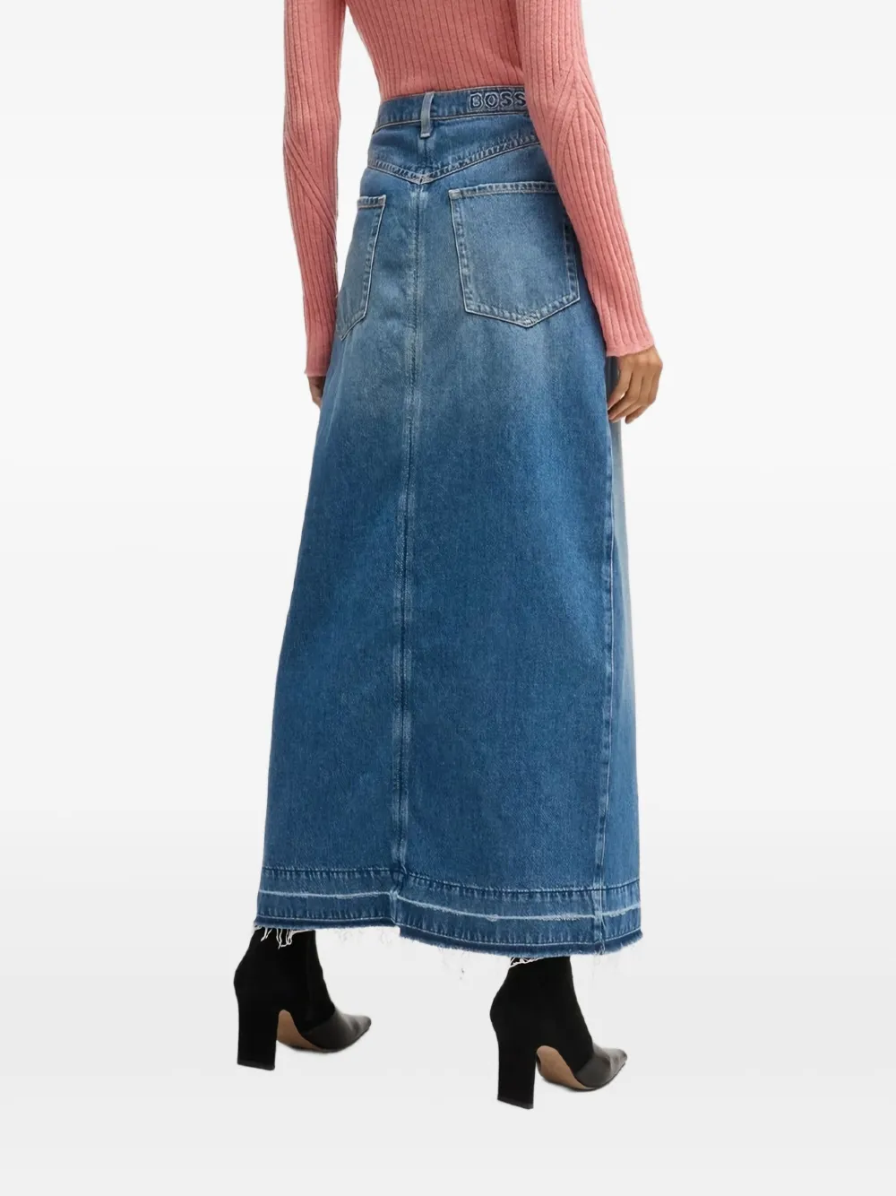 HUGO BOSS DENIM MAXI SKIRT