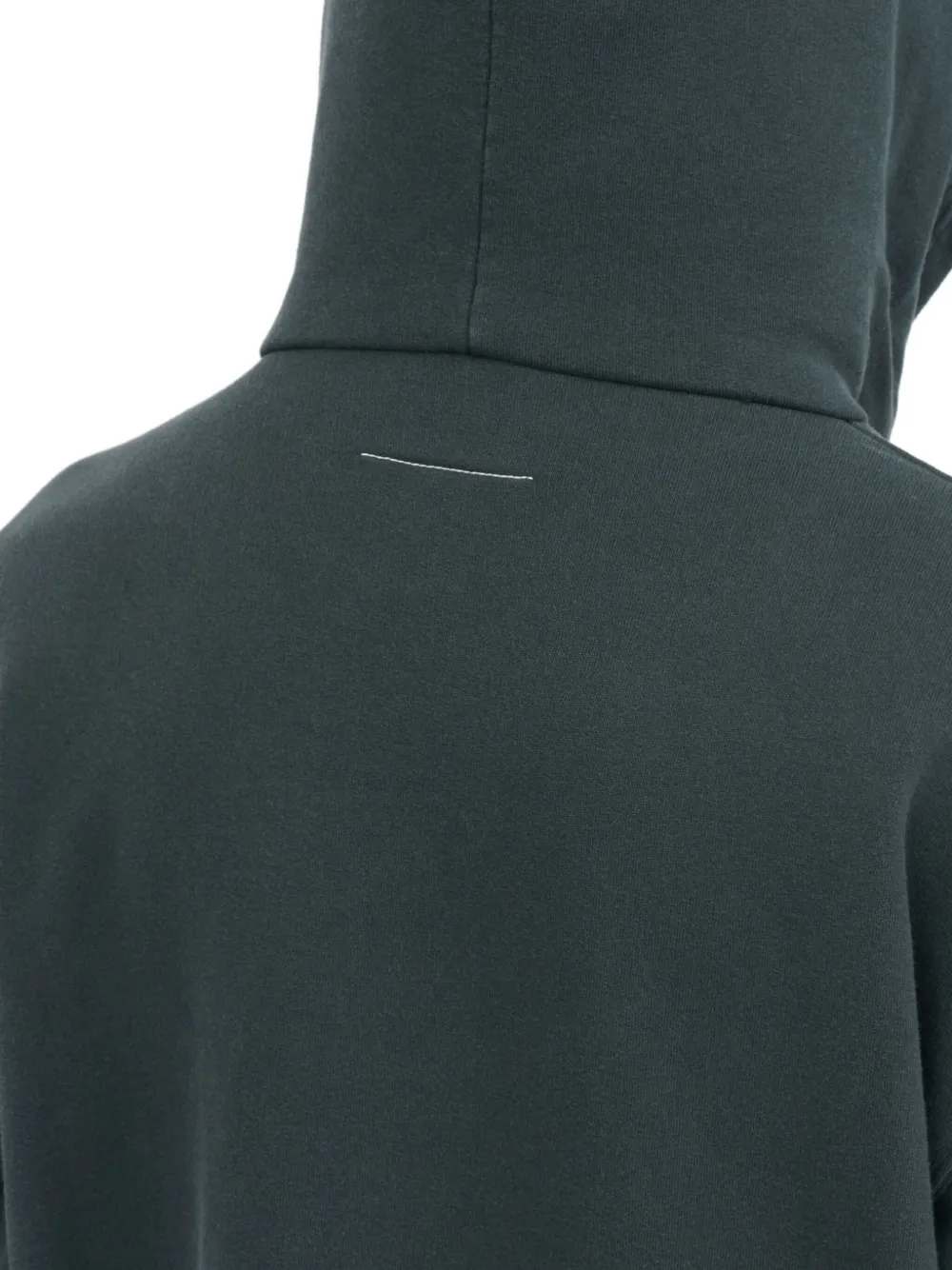 MM6 Maison Margiela Hoodie met geborduurd logo en vervaagd effect Grijs