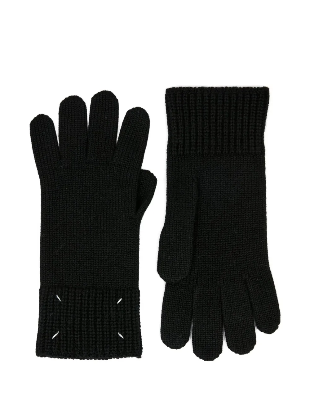 Maison Margiela Four Stitches グローブ - ブラック Maison Margiela Four Stitches グローブ - ブラック