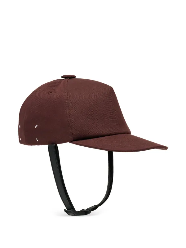 Maison Margiela ストラップ キャップ | ブラウン | FARFETCH JP