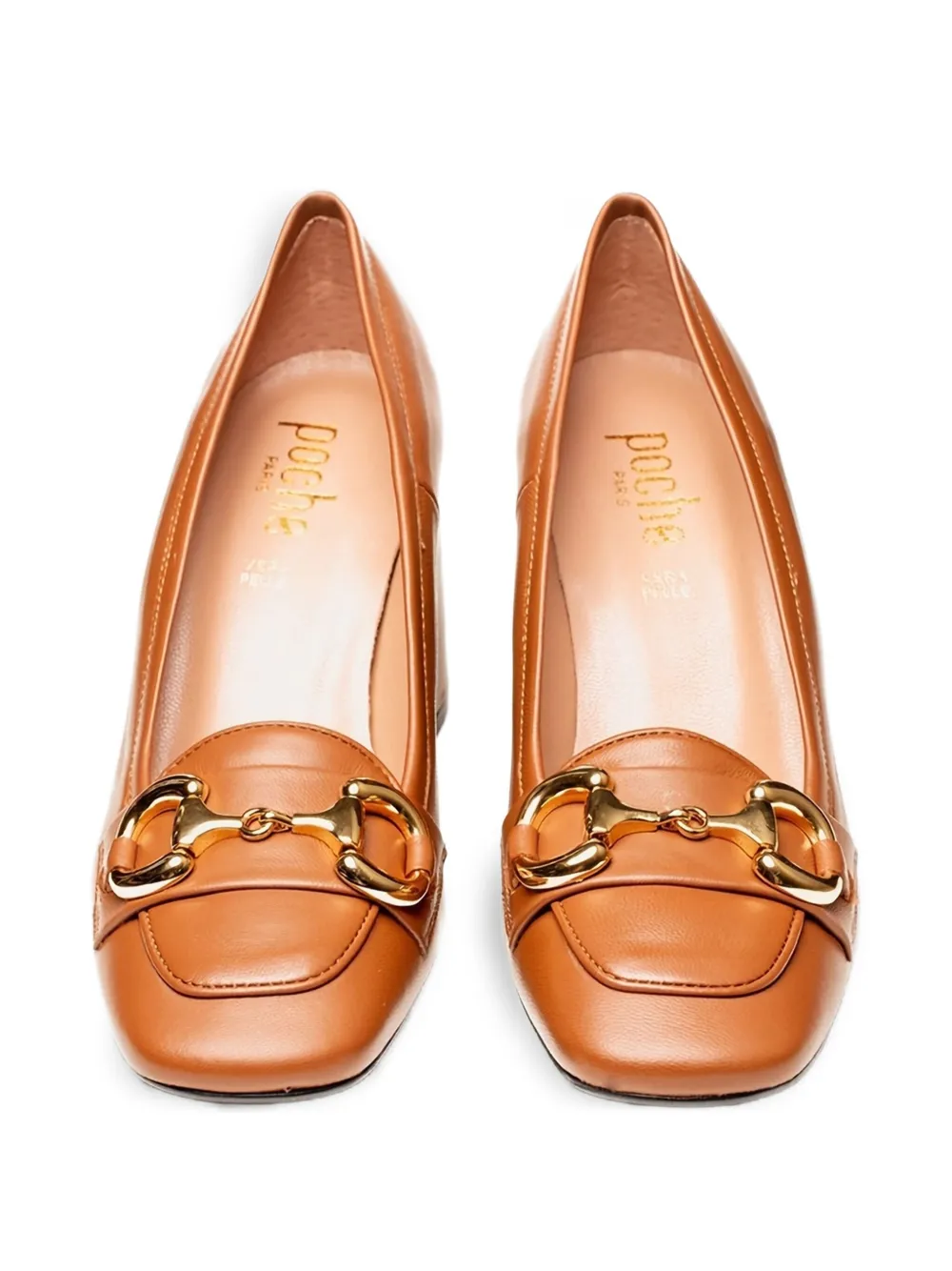 Poche Paris 80mm Sylvie pumps Brown