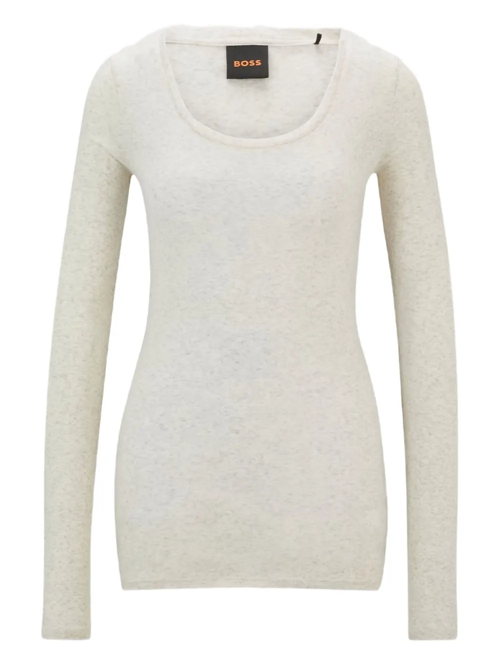 BOSS playera con cuello redondo | blanco | Image 1