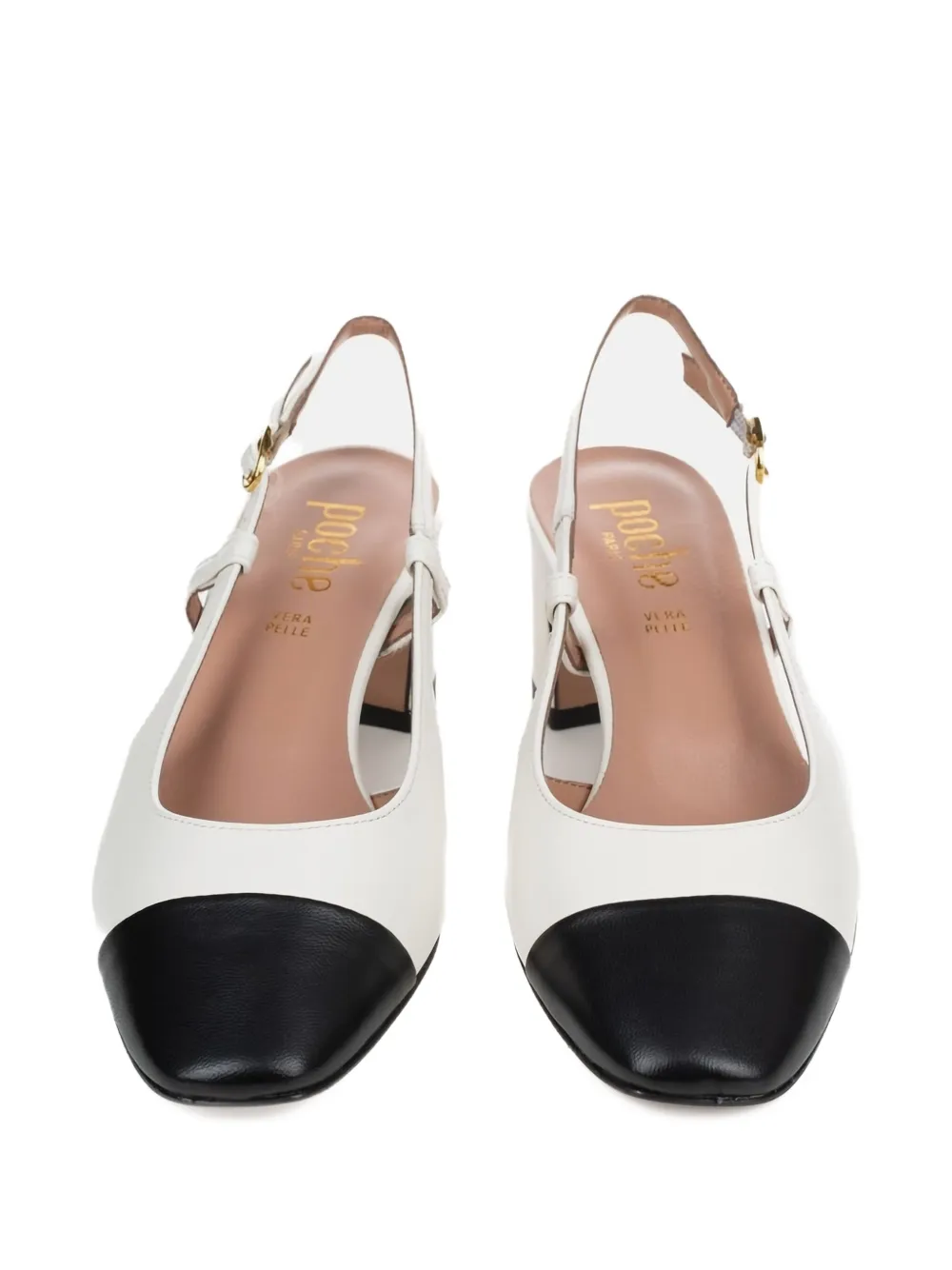 Poche Paris 65mm Veronique pumps White