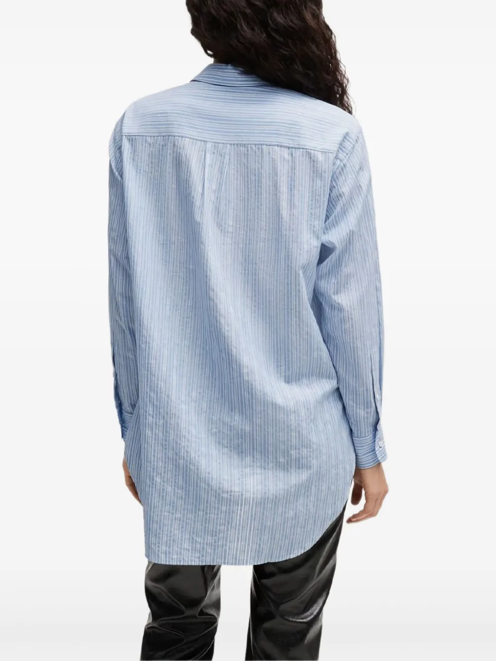 BOSS Gestreept blouse Blauw