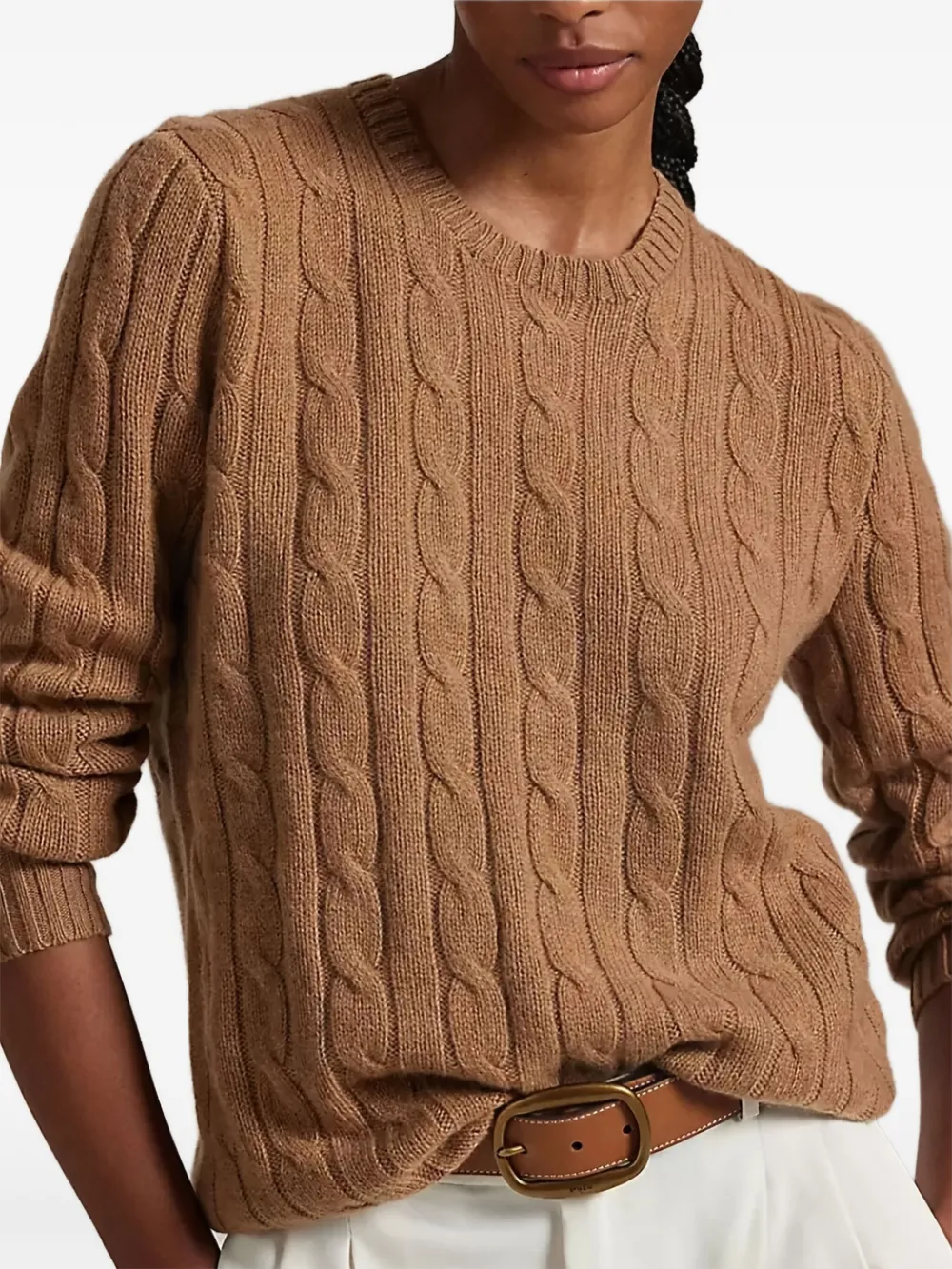 Polo Ralph Lauren Kabelgebreide trui Bruin