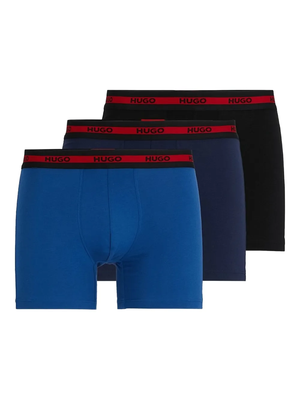 BOSS stretch boxer shorts (pack of three) | Blue | Image 1