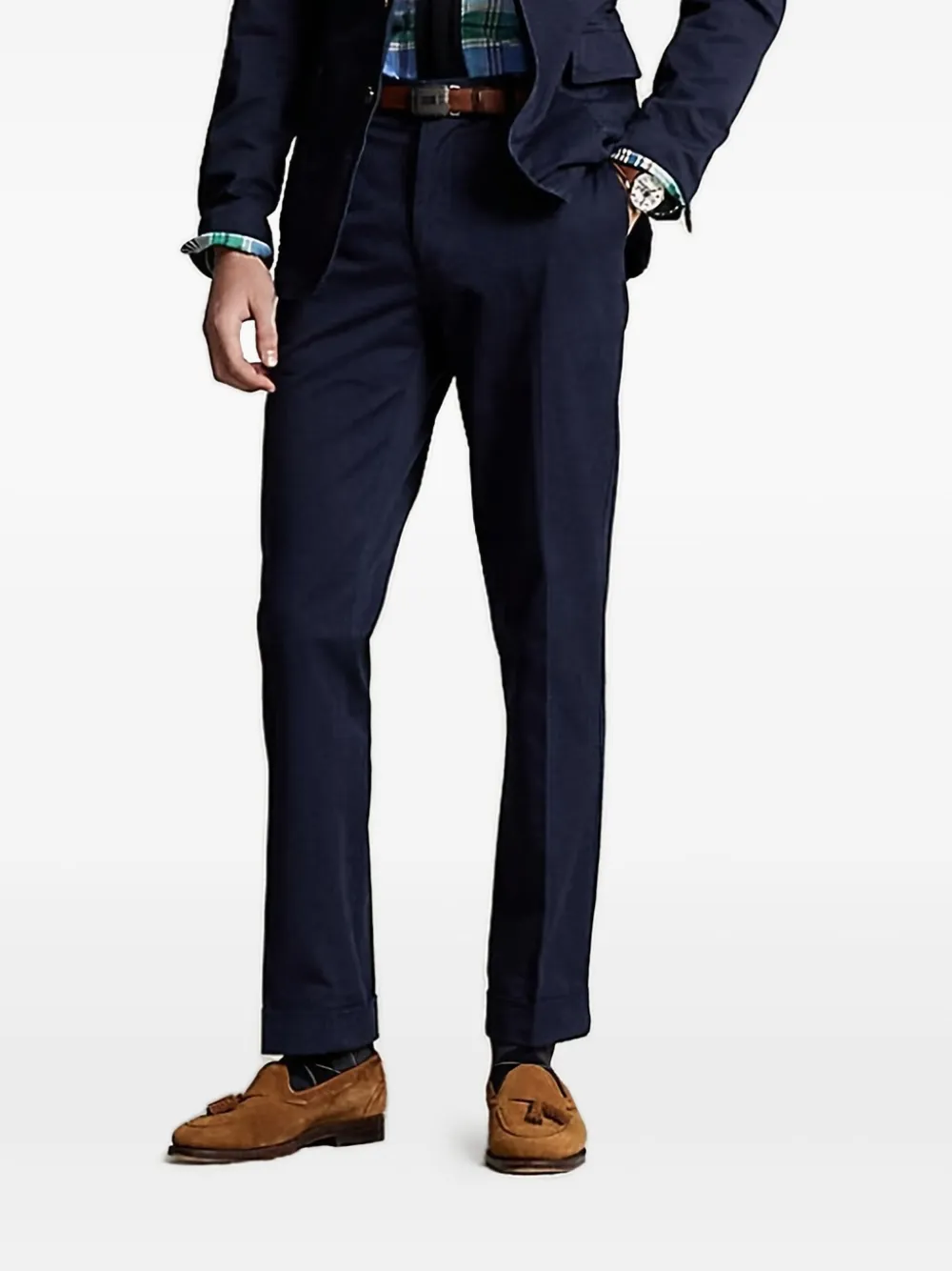 Polo Ralph Lauren pressed-crease trousers Blauw