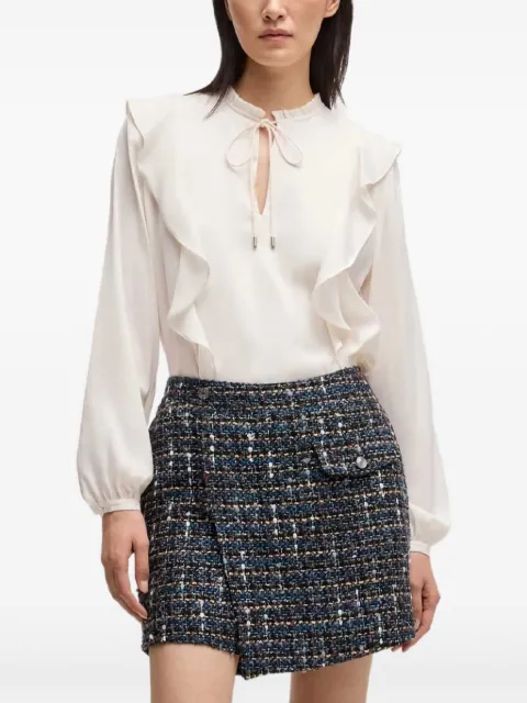 BOSS ruffle-detail blouse