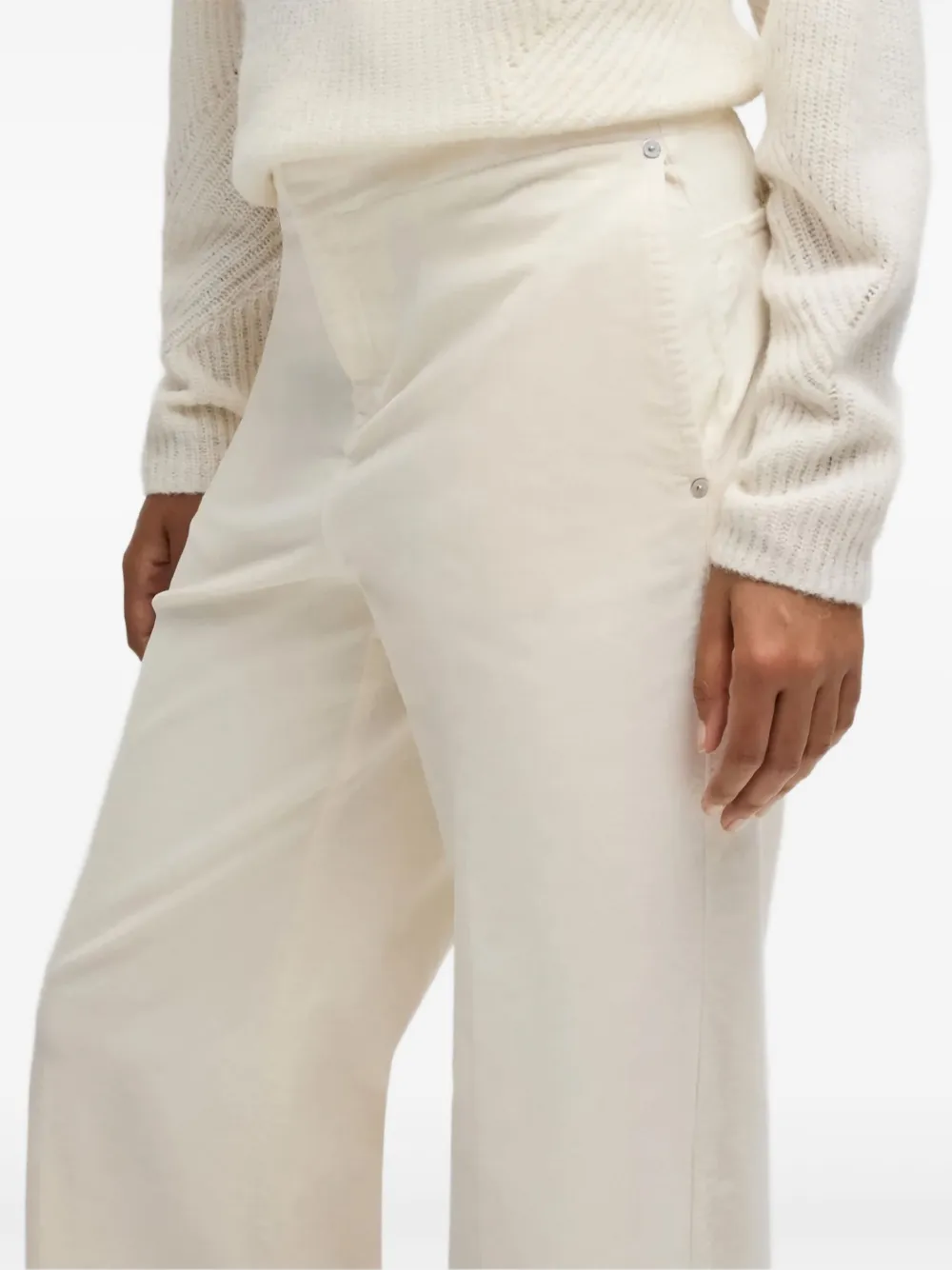 BOSS Broek met zakken Beige