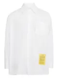 MM6 Maison Margiela numbers motif-patch shirt - White