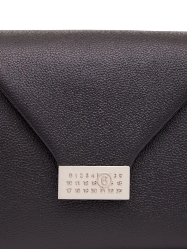 MM6 Maison Margiela Leather Shoulder Bag | Black | FARFETCH PH
