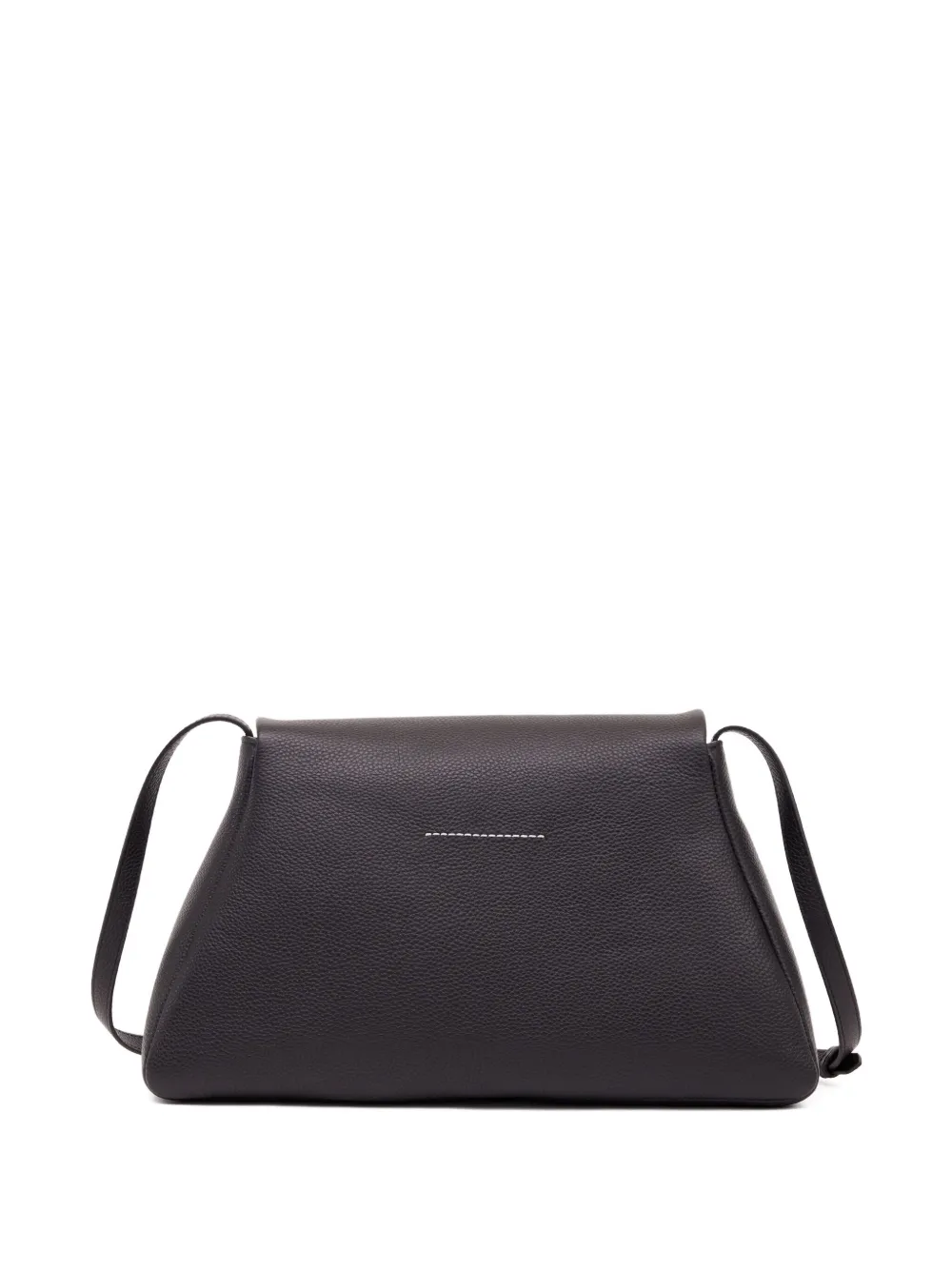 MM6 Maison Margiela レザーショルダーバッグ | ブラック | FARFETCH JP