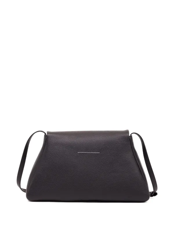 MM6 Maison Margiela レザーショルダーバッグ | ブラック