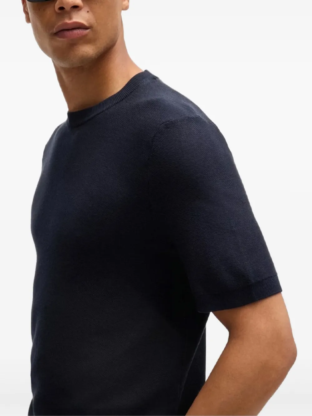 HUGO BOSS SHORT-SLEEVED SWEATER 
