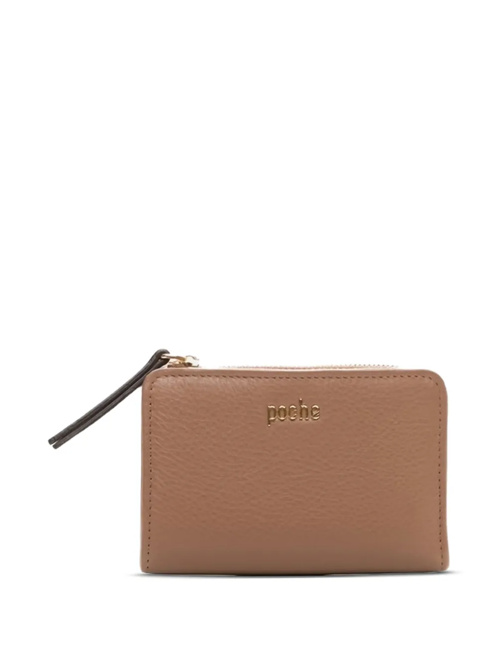 Poche Paris leather wallet - Beige
