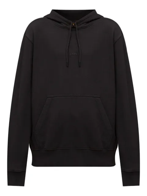 BOSS logo-detail hoodie