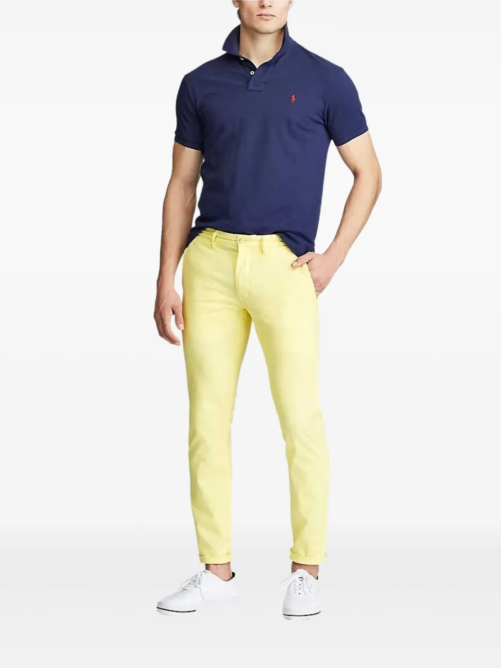 Polo Ralph Lauren straight-leg trousers Geel
