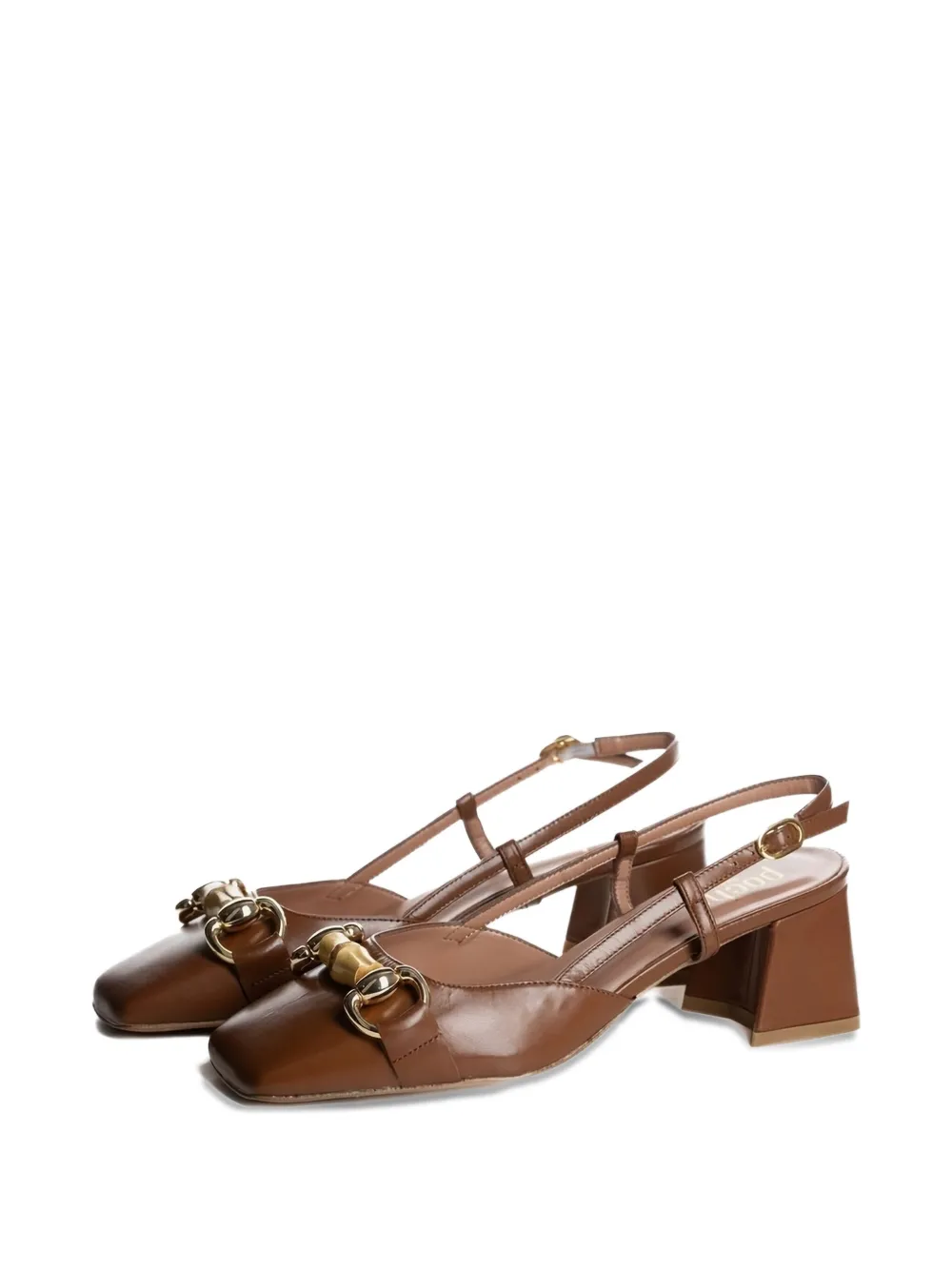 Poche Paris leather pumps Neutrals