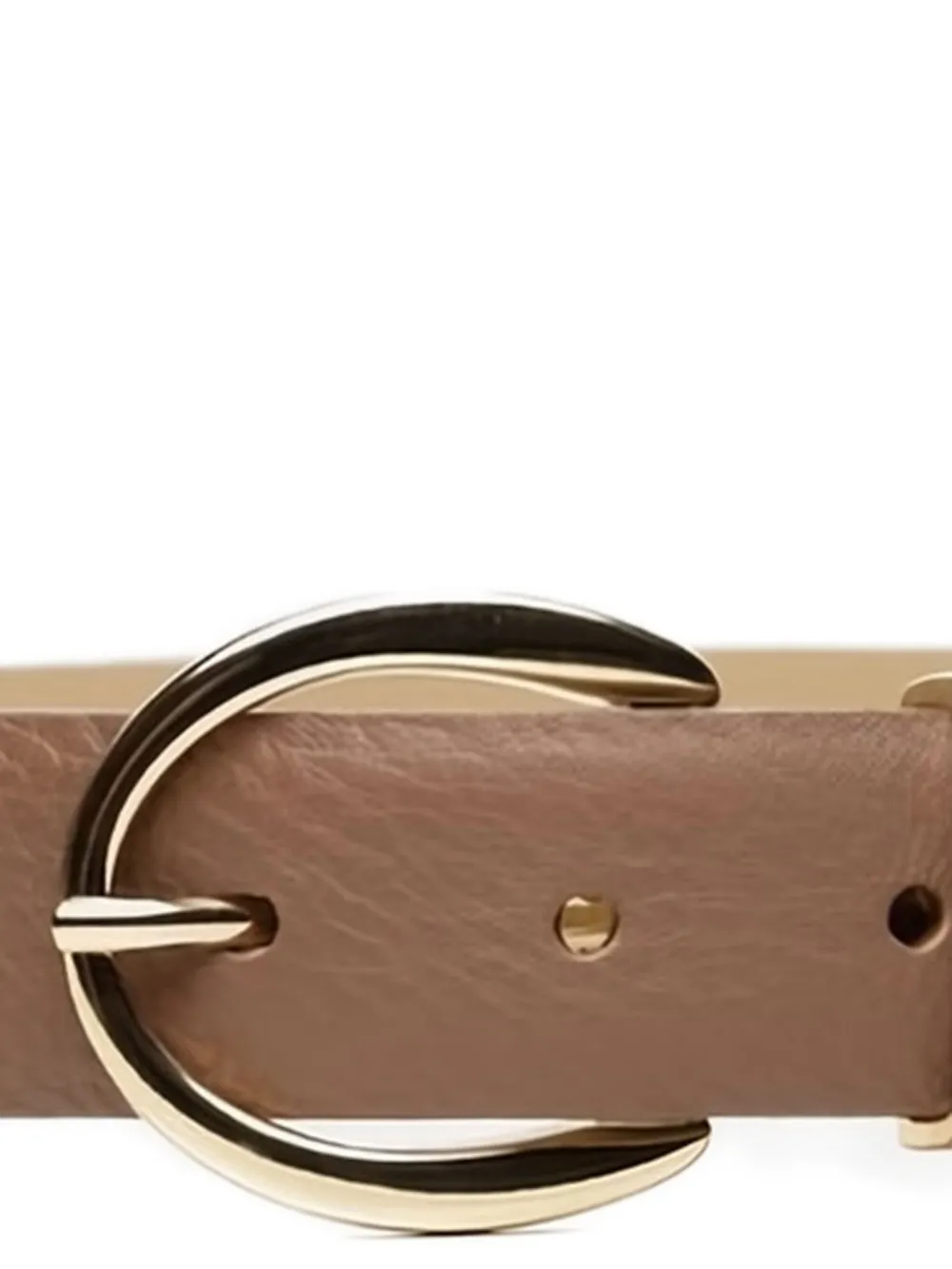 Poche Paris Leren riem - Beige