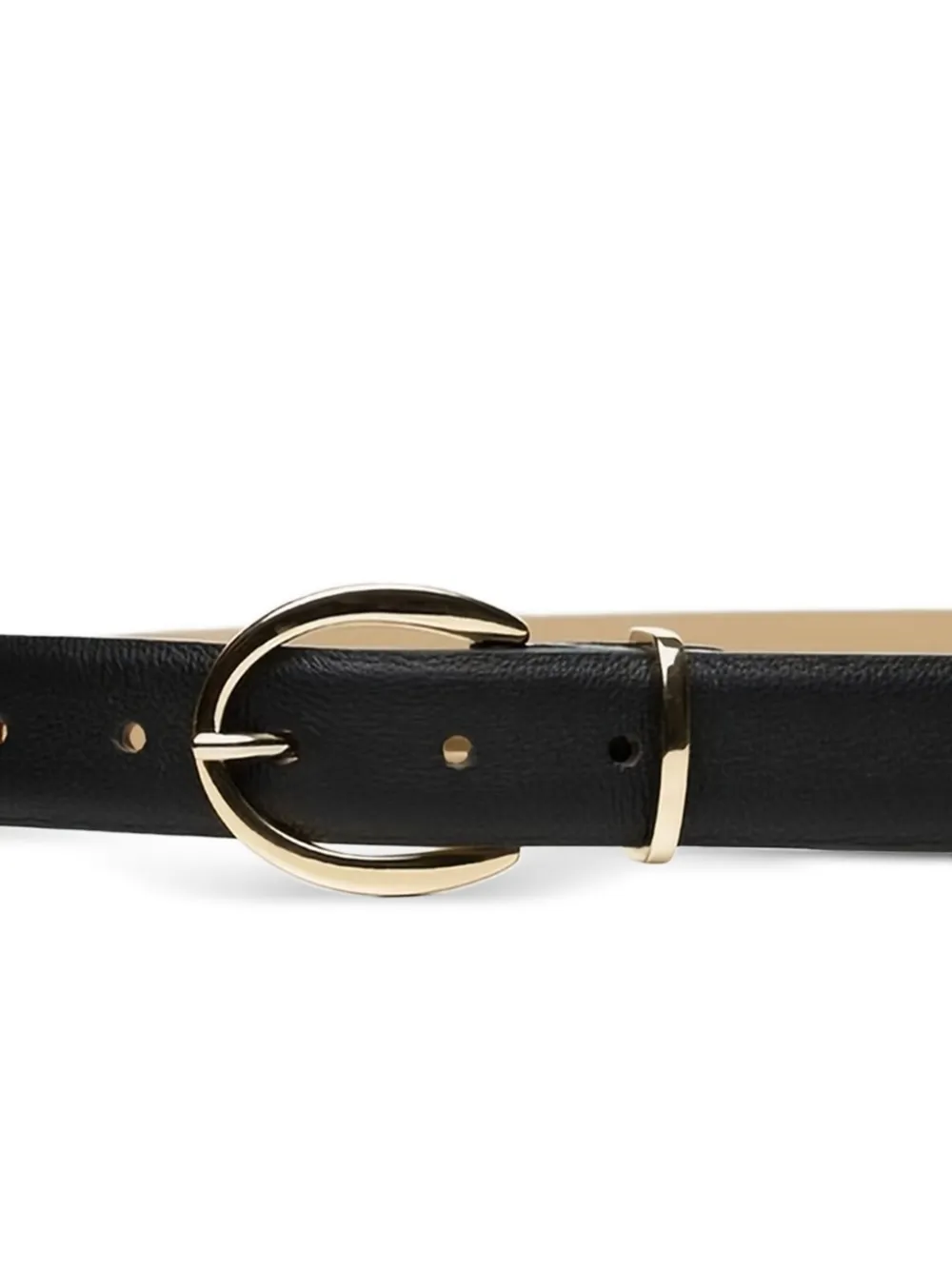 Poche Paris leather belt - Zwart