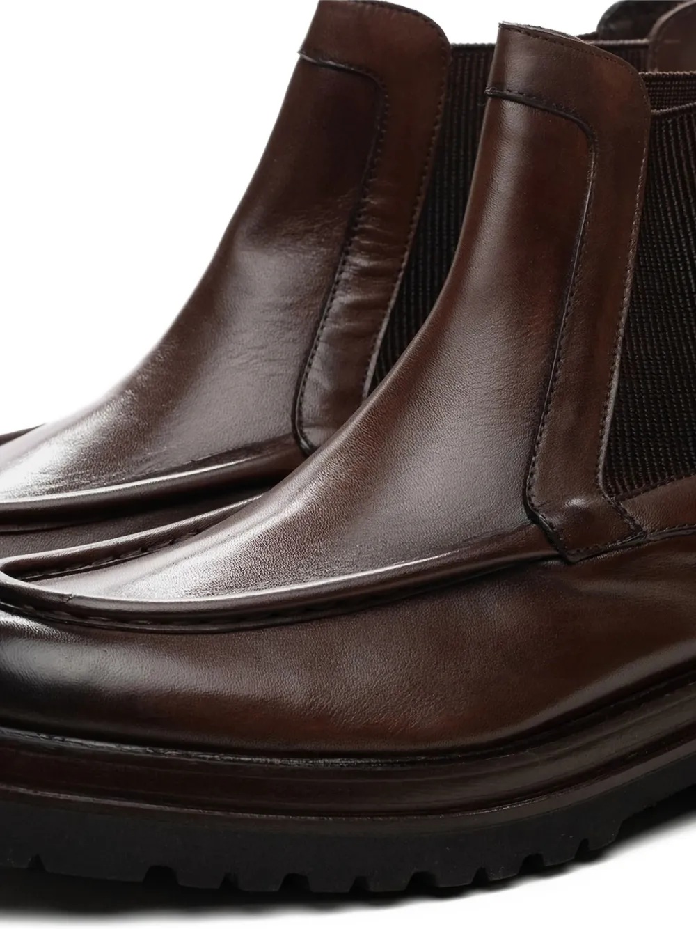 Poche Paris leather Chelsea boots Brown