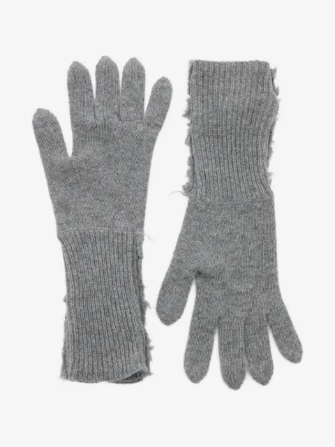 MM6 Maison Margiela ribbed-knit gloves