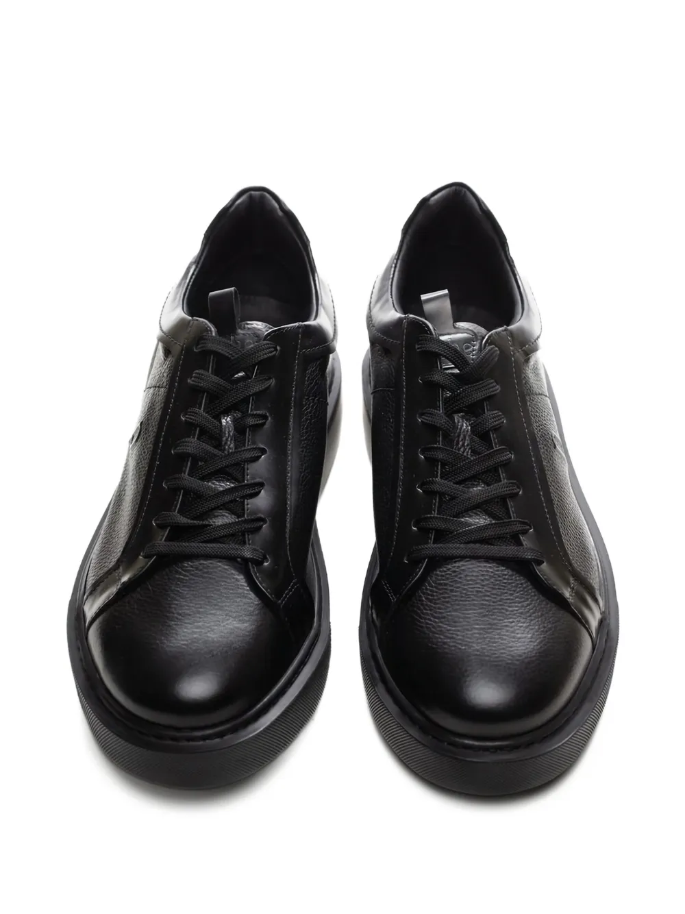 Poche Paris leather sneakers Black