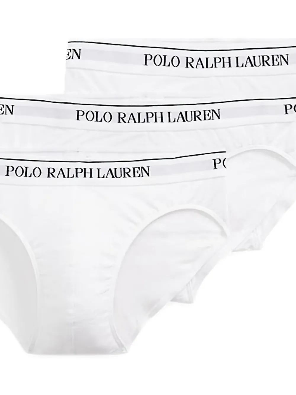 Polo Ralph Lauren Drie slips met logoband Wit