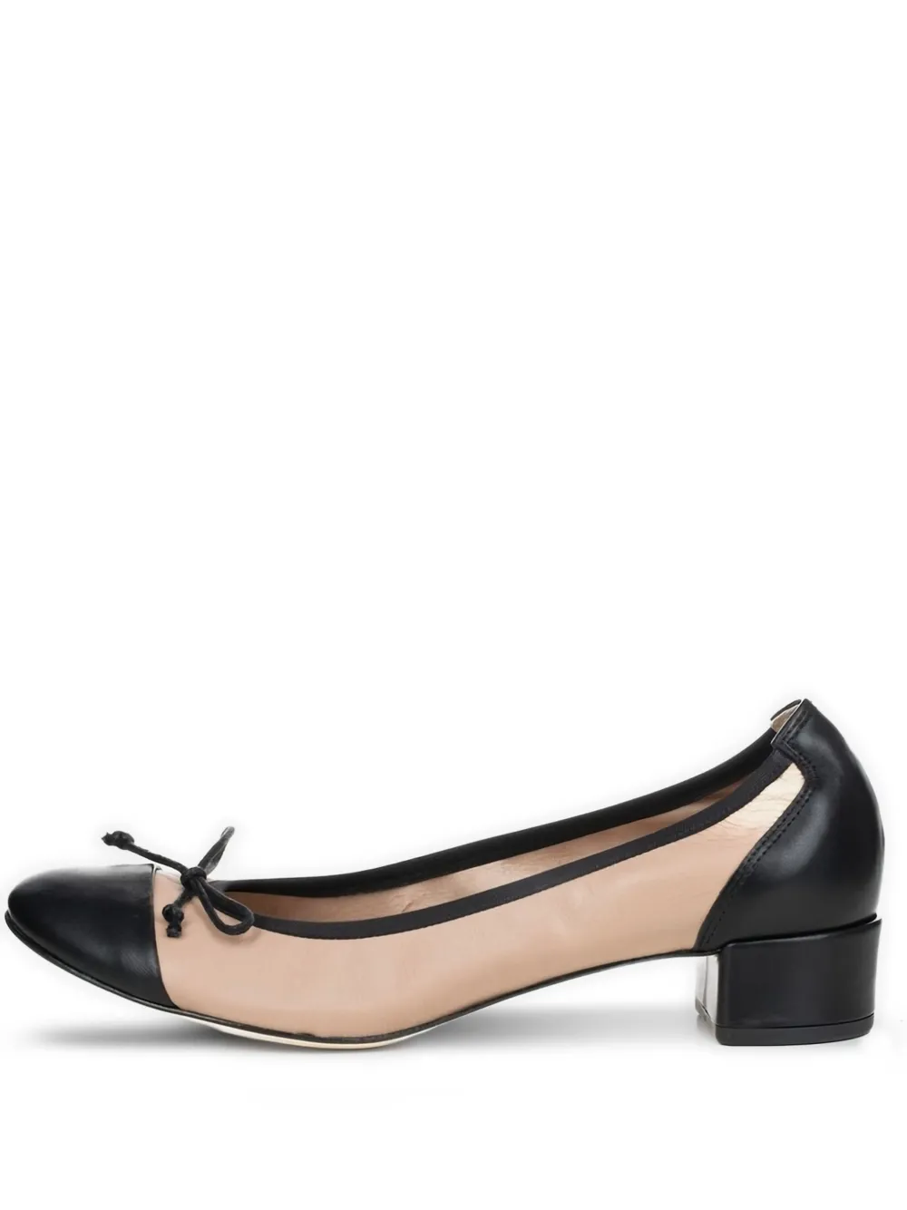 Poche Paris leather pumps Neutrals